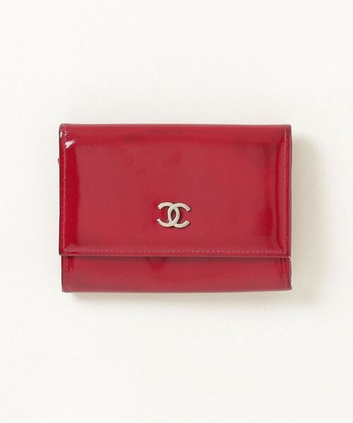 CHANEL（シャネル） カードケース - レッド レディース : ZOZOTOWN