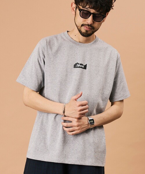 NANGA（ナンガ） tシャツ エコハイブリッド MTロゴ Tシャツ / ECO