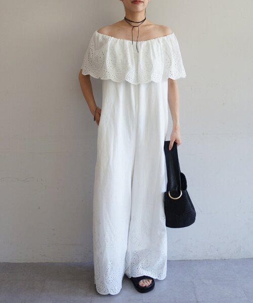 Loungedress（ラウンジドレス） ワンピース コットンレース