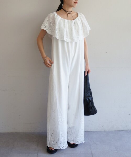オフショルダー オールインワン（Loungedress／ファッション）の
