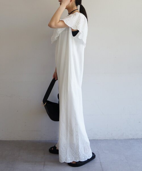 Loungedress（ラウンジドレス） オールインワン コットンレース