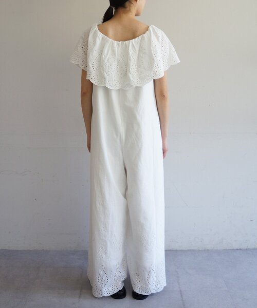 Loungedress（ラウンジドレス） オールインワン コットンレース