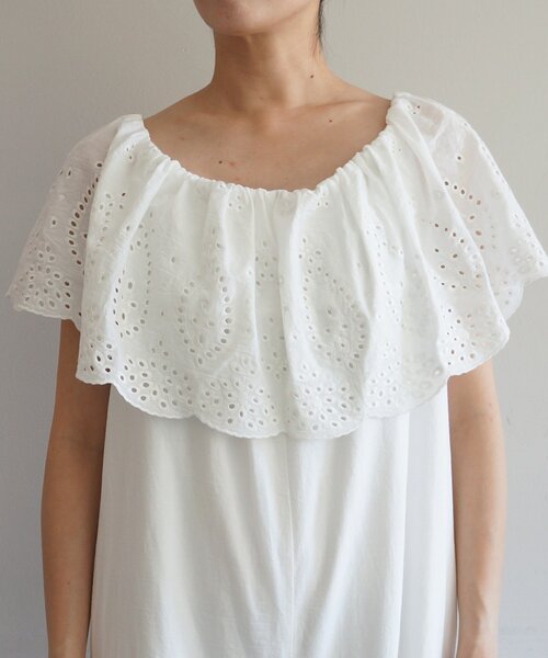 Loungedress（ラウンジドレス） オールインワン コットンレース