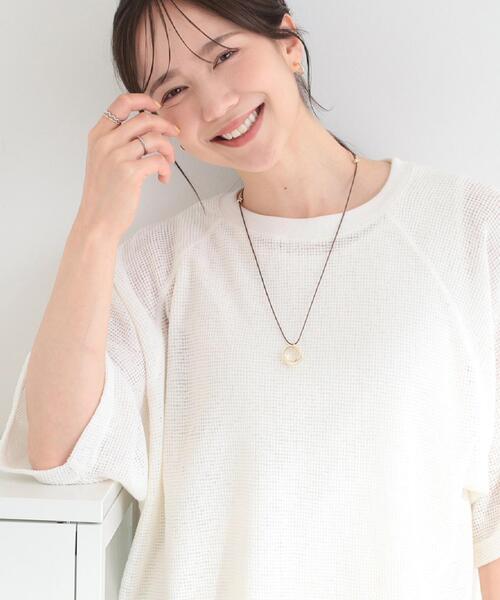 SHOO・LA・RUE（シューラルー） tシャツ 半袖 「S-LL」シアーワッフル