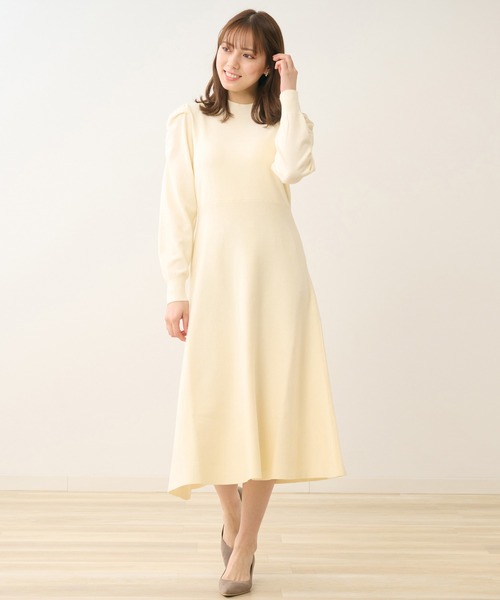 「LAISSE PASSE」 ニットワンピース MEDIUM ブラック レディース_画像7