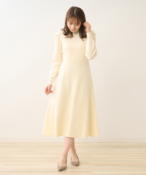 「LAISSE PASSE」 ニットワンピース MEDIUM ブラック レディース_画像8