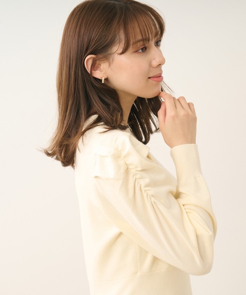 「LAISSE PASSE」 ニットワンピース MEDIUM ブラック レディース_画像10