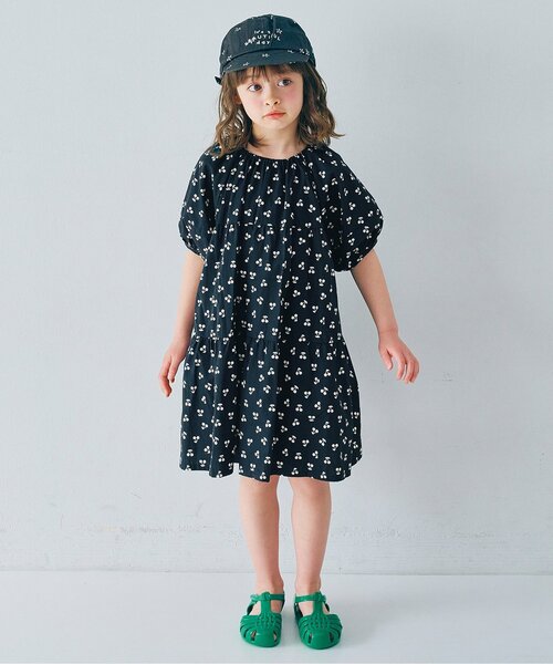「p.premier」 「KIDS」半袖ワンピース 90 グリーン キッズ_画像2