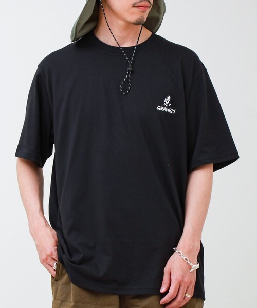 Gramicci（グラミチ） tシャツ 「GRAMICCI/グラミチ」ワンポイントロゴ 
