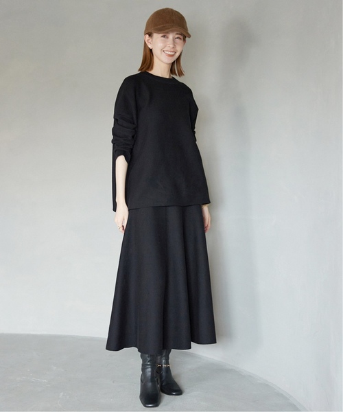「SLOBE IENA」 ニットスカート FREE グレー レディース_画像8