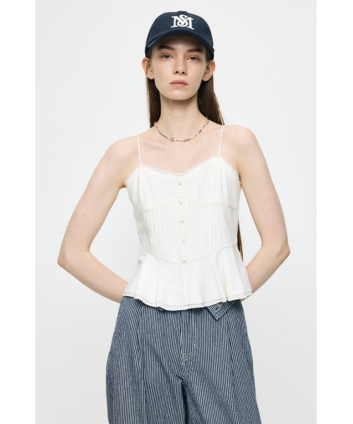 MOUSSY（マウジー） キャミソール 「セットアップ対応」LINEN BLEND