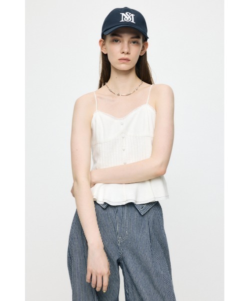 MOUSSY（マウジー） キャミソール 「セットアップ対応」LINEN BLEND