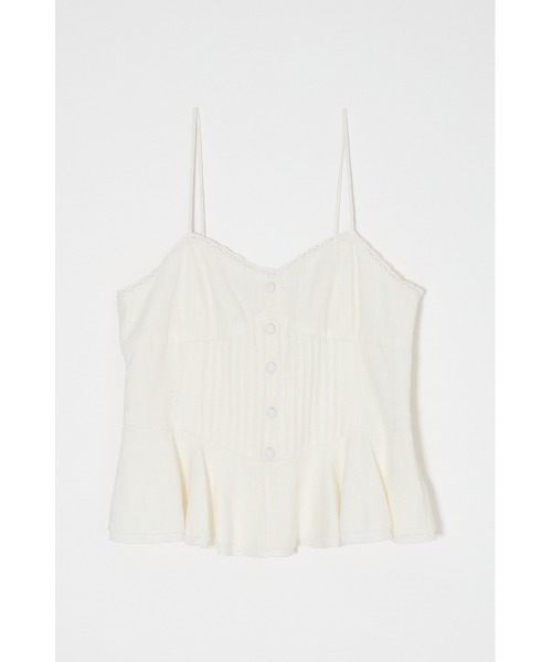 MOUSSY（マウジー） キャミソール 「セットアップ対応」LINEN BLEND