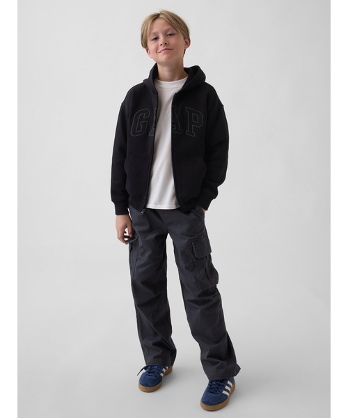 GAP（ギャップ） パーカー リラックスフィット GAPロゴ ジップアップ