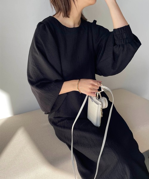 「CAPRICIEUX LE'MAGE」 長袖ワンピース FREE ホワイト レディース_画像4