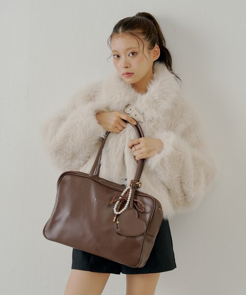 Chico（チコ） ボストンバッグ SMALL ブラウン レディース : ZOZOTOWN 