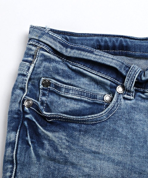 LUXSTYLE（ラグスタイル） ジーンズ ストレッチデニムスキニーアンクル