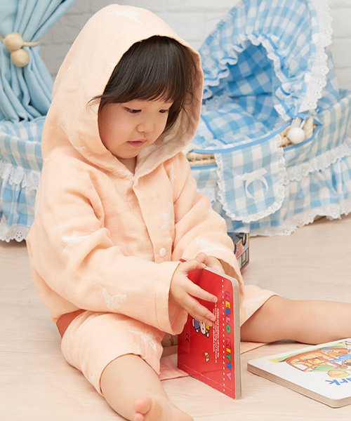 売店 ベビー わたあめガーゼベビーバスローブ Wantannas Go Id