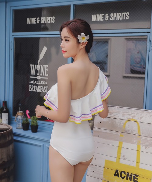 【Vikini Vender】ラビアンローズフリルワンピース水着 Vikini Vender】ラビアンローズフリルワンピース水着 (Vikini