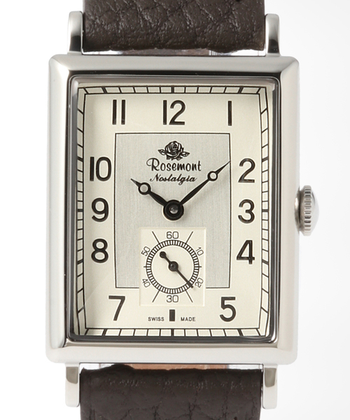 Rosemont ロゼモン 腕時計 凛とした雰囲気を醸し出すスクエアフェイスの腕時計🌹✨ オフィス