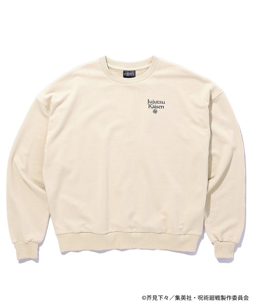 トレーナー スウェット 「呪術廻戦」コラボ オーバーサイズ ロゴアニメ