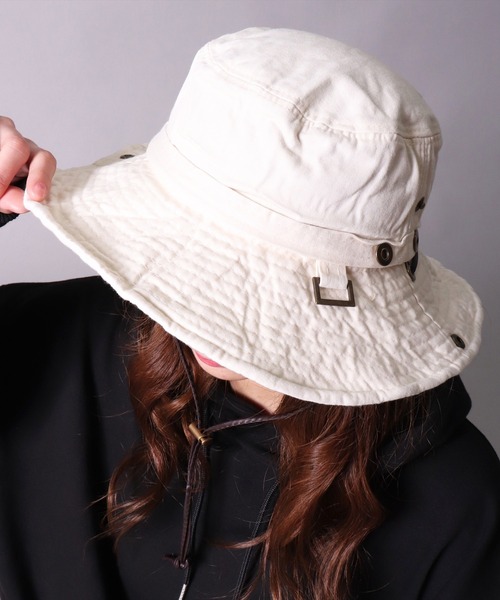 BAYBLO 帽子 ハット (CR)「ユニセックス」WASHED/ウォッシュド