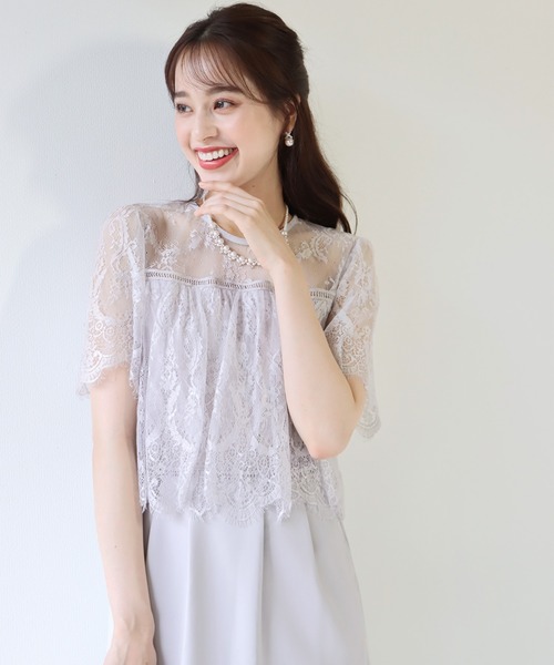 ドレス ケープレース タイトスカートiラインミディ丈パーティードレス Zozotown Yahoo 店 通販 Yahoo ショッピング