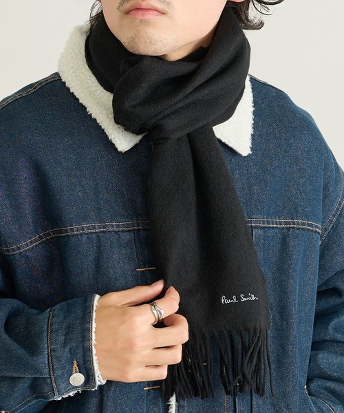 SETUP7（セットアップセブン） マフラー 「Paul Smith」ピュアウール