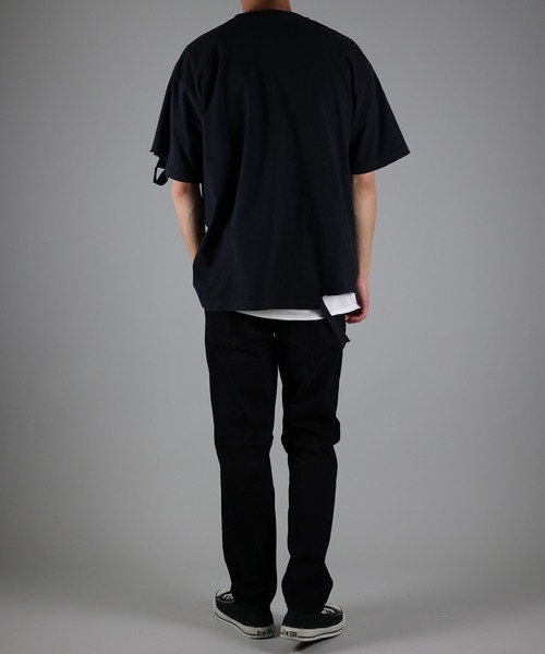 NUMBER (N)INE（ナンバーナイン） tシャツ GIVE PEACE A CHANCE DAMAGE