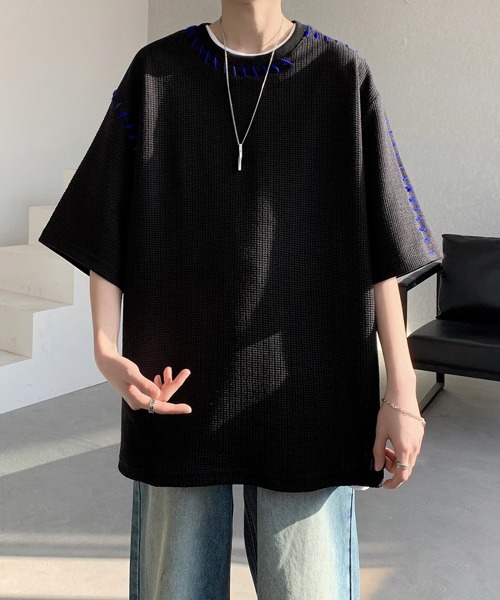 tシャツ 「FVLMEN」hand stitch halfsleeve tee/ハンドステッチ ハーフ