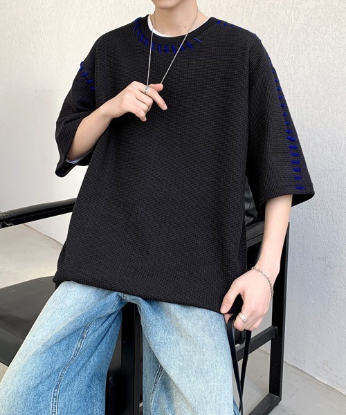 tシャツ 「FVLMEN」hand stitch halfsleeve tee/ハンドステッチ ハーフ