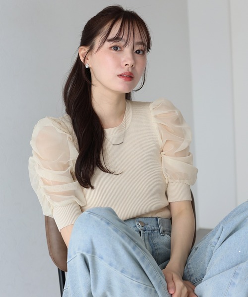 セーターさま専用 BLUEEAST ニット セーター シアースリーブサマーニット