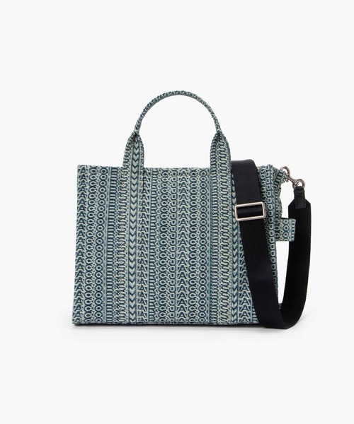 t*!様 MARC JACOBS ザモノグラム デニム トートバッグミディアム マークジェイコブス ザ モノグラム デニム ミディアム トートバッグ t