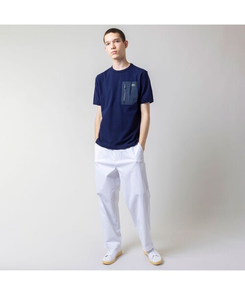 LACOSTE メンズ半袖Tシャツ ラコステ メンズ半袖クルーネックTシャツ送料無料 半袖 Tシャツ