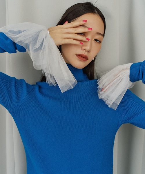 アームカバー Tulle cuffs／チュールカフス レディース : ZOZOTOWN