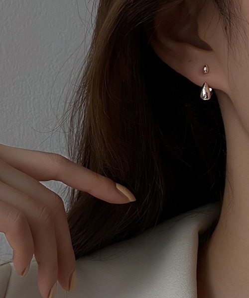 pluie/ディアドロップピアス ティアドロップ ピアス - PLUIE：プリュイ / ユエリーニュ