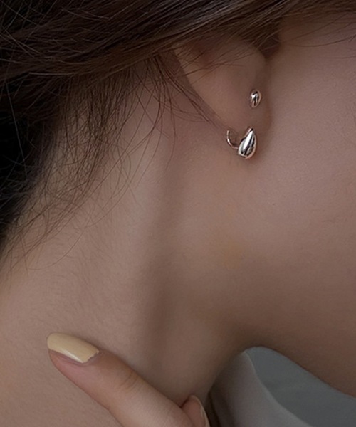 PLUIE ティアドロップピアス ティアドロップ ピアス - PLUIE：プリュイ / ユエリーニュ