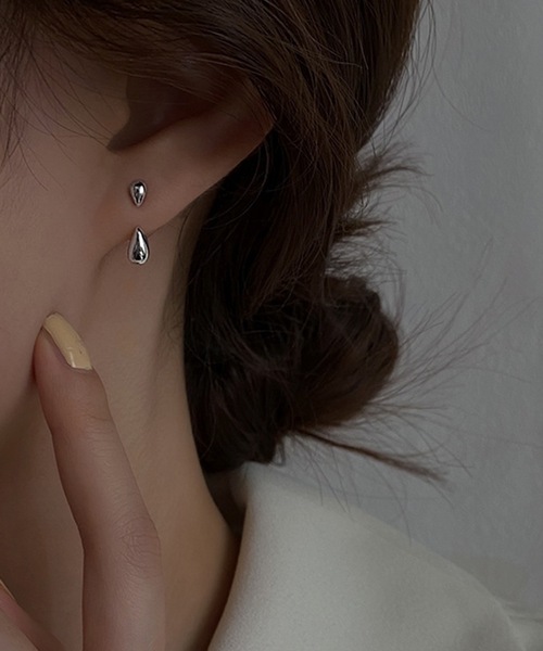 DiamondHearts ピアス ティアドロップピアス（両耳用