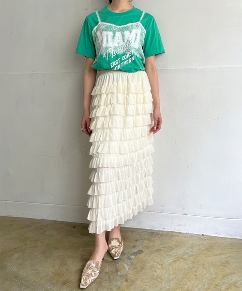 【BCBG MAXAZRIA】シフォンスカート ロンパース BCBG MAXAZRIA】シフォンスカート ロンパース