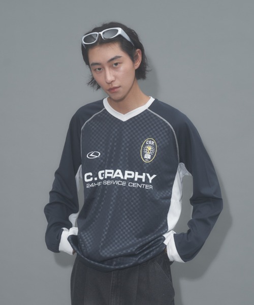 【CODEGRAPHY】★ラグラン ジャージ 半袖 Tシャツ★ CODE GRAPHY]24H スポーツ半袖ジャージTシャツ (codegraphy/T