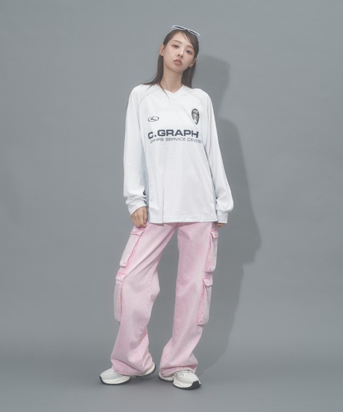 【CODEGRAPHY】★ラグラン ジャージ 半袖 Tシャツ★ Code graphy Raglan Jersey Short Sleeve T-Shirt 5FT1464