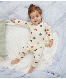PETIT BATEAU（プチバトー） ベビー服 ロンパース スナップレス