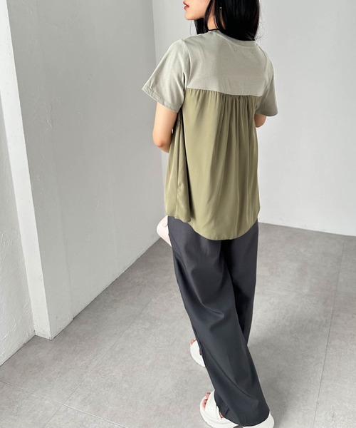 接触冷感】ビスチェレイヤードTシャツ / 組曲 | ファッション
