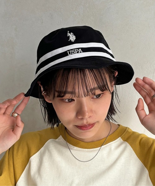 U.S. POLO ASSN. 帽子 ハット ツイルラインバケハ メンズ