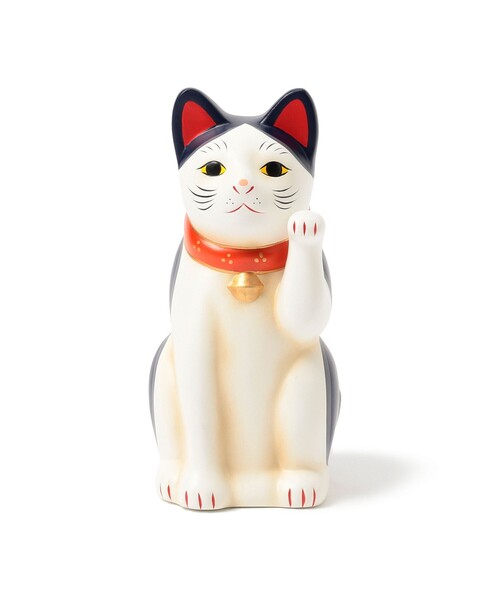 ビームスポップアップ　ケイタマルヤマ招き猫 陶器　瀬戸まねき猫　約２２センチ ビームスポップアップ ケイタマルヤマ招き猫 陶器 瀬戸まねき猫