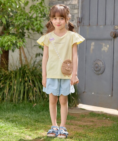 ANY（エニィ） tシャツ 「WEB限定/すみっコぐらし」ポシェットTシャツ