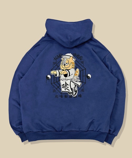 2pm テギョン スウェット ジップアップパーカー  オクキャット OKCAT K-pop] Okcat Hood Zip-up Sweatshirt (2PM Ok Taec Yeon Cat