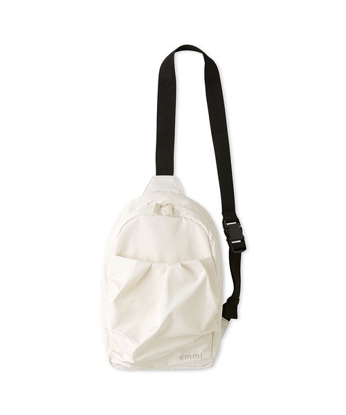 emmi ショルダーバッグ バッグ eco 撥水ギャザーミニショルダーバッグ