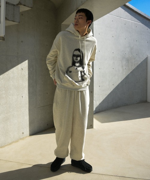 ACLENT スウェットパンツ ジャージ ボーイフレンドグラフィック