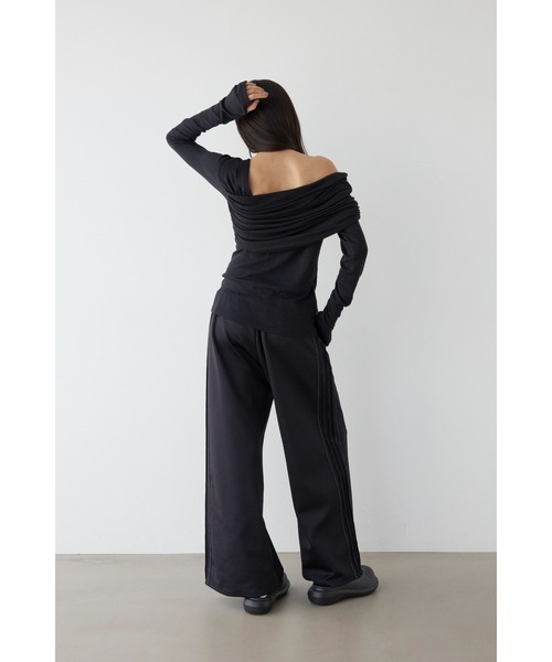 ALEXIA STAM パンツ Side Stitch Wide Pants /サイドステッチ